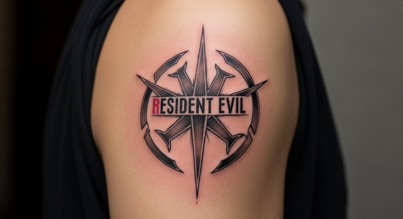 27 Sketch Style Resident Evil Tattoo Ideas for Fans