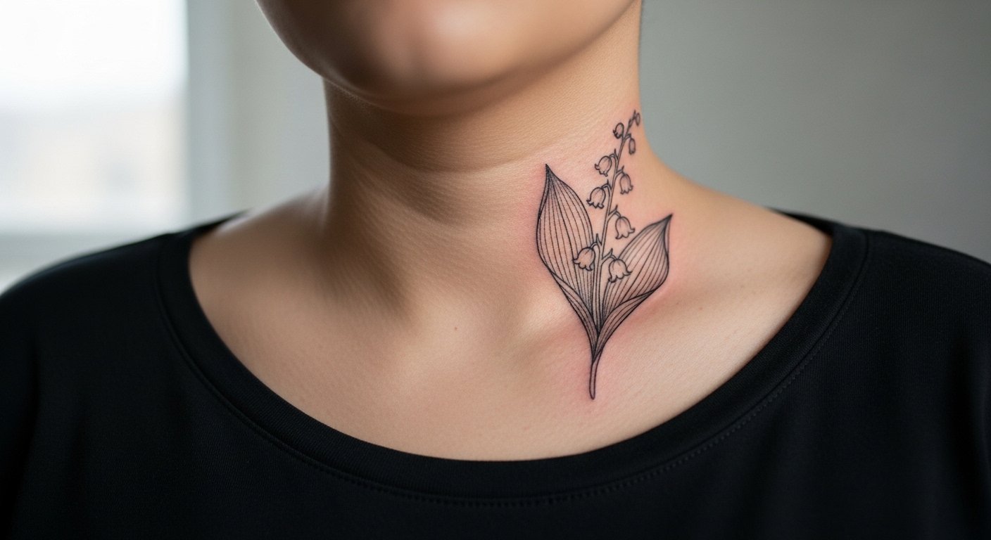17 Elegant Lily Of The Valley Tattoo Concept Ideas