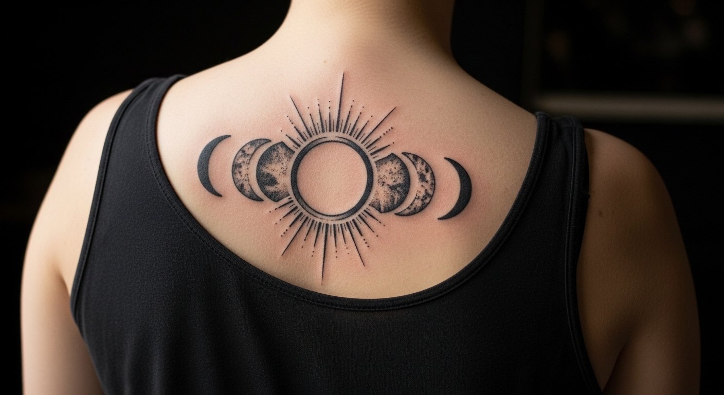 17 Vintage Sun Moon And Stars Tattoo Ideas