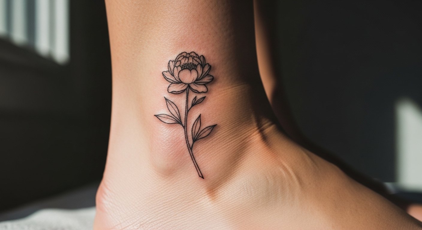17 Subtle Peony Tattoo Design Ideas