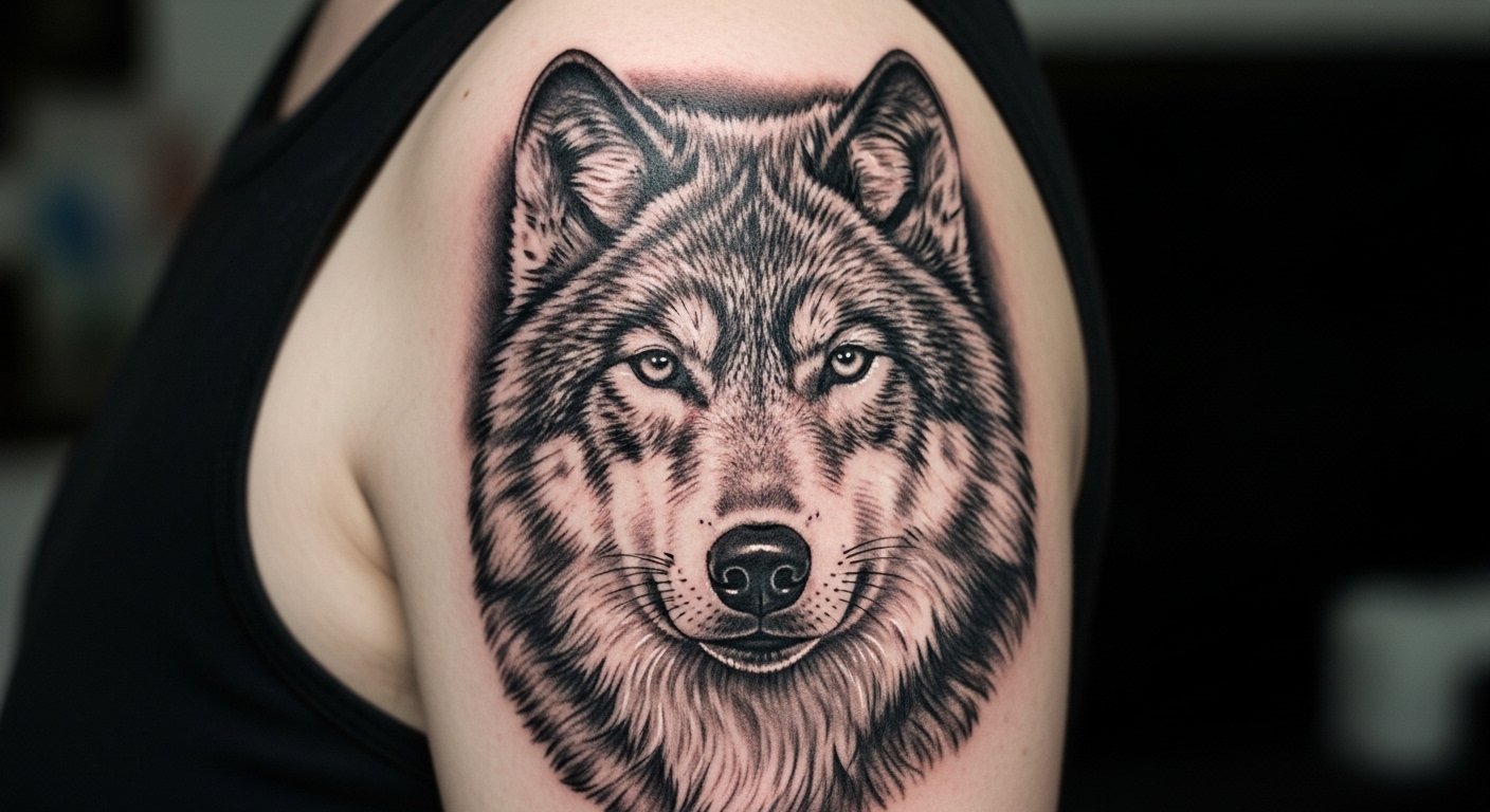 27 Feminine Wolf Face Tattoo Ideas That Feel Fierce